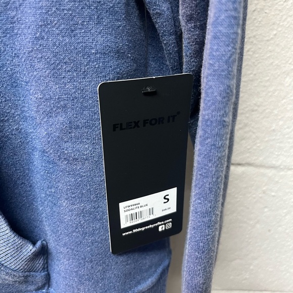 90 degree women's sz. S Soft blue
slightly sun faded hoodie - Picture 4 of 4